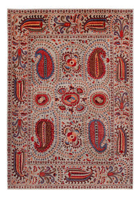Designer Rug - 380 x 271 cm - red