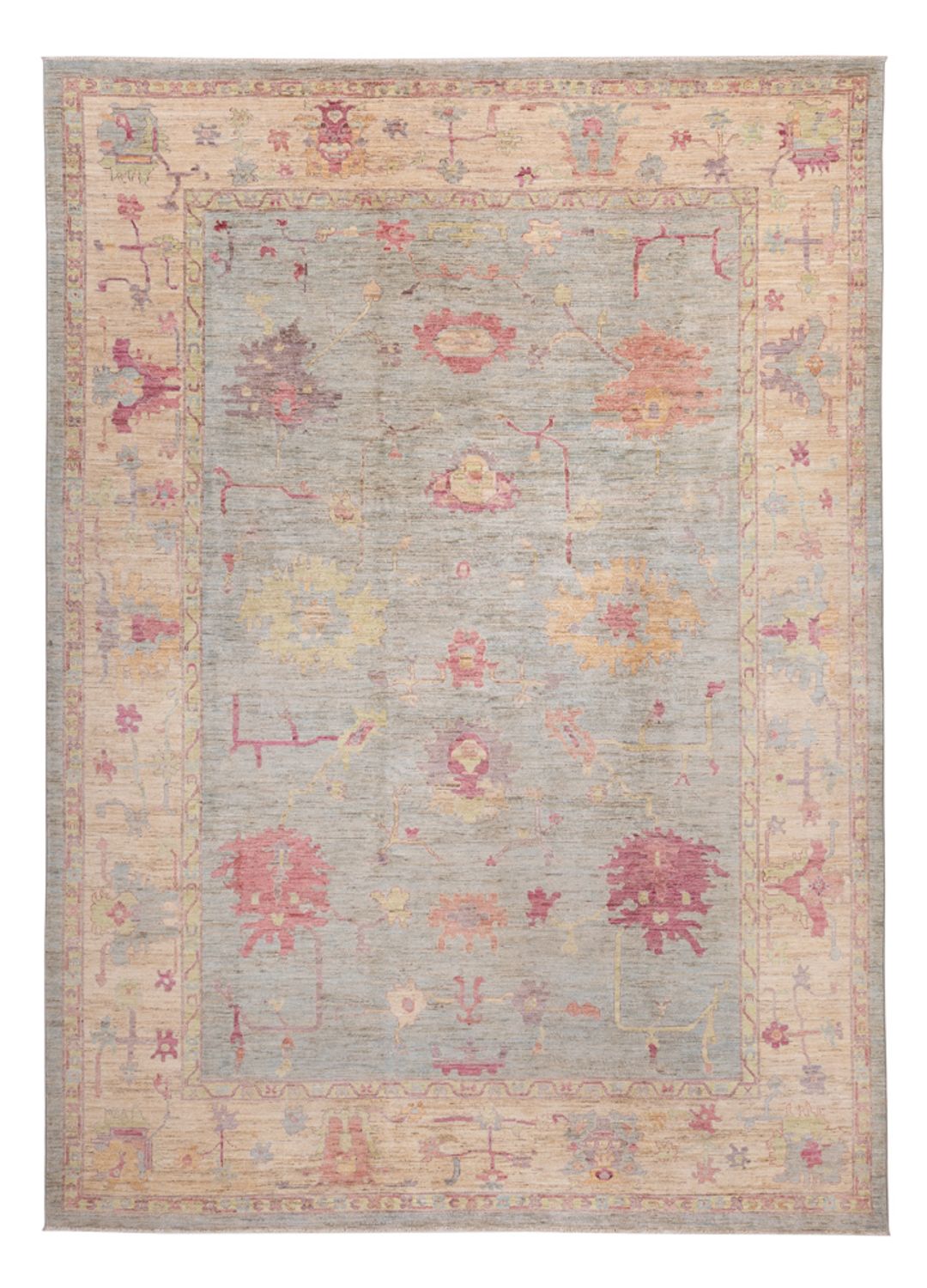 Ziegler Rug - Usak - 366 x 264 cm - light blue