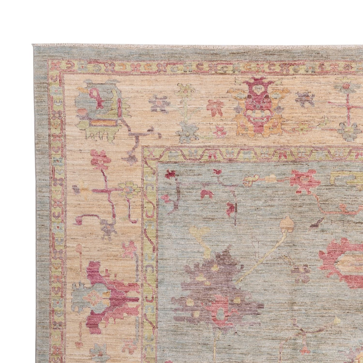 Ziegler Rug - Usak - 366 x 264 cm - light blue