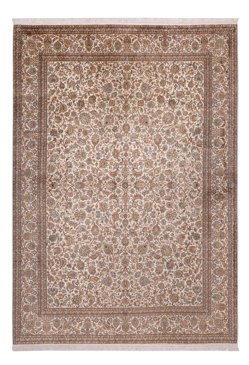 Silk Rug - Kashmir Silk - 349 x 247 cm - beige