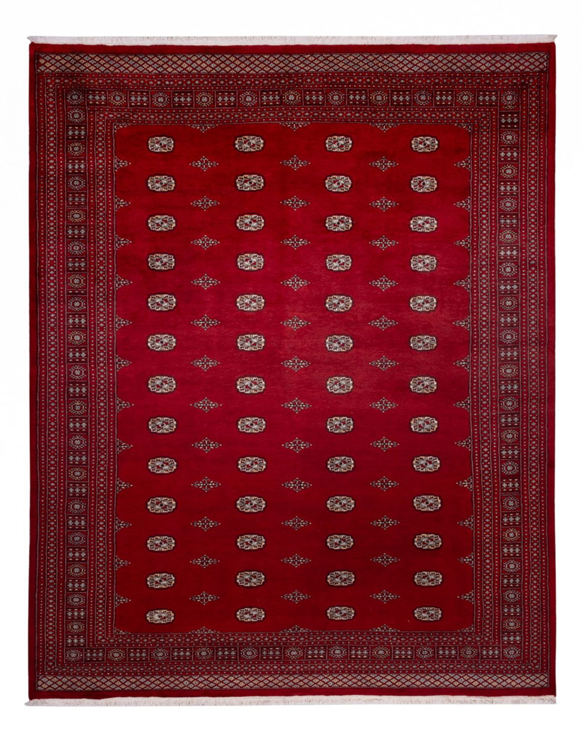 Afghan Rug - Bukhara - 364 x 283 cm - red