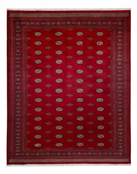 Afghan Rug - Bukhara - 364 x 283 cm - red