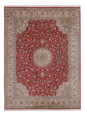 Silk Rug - Kashmir Silk - 327 x 244 cm - red
