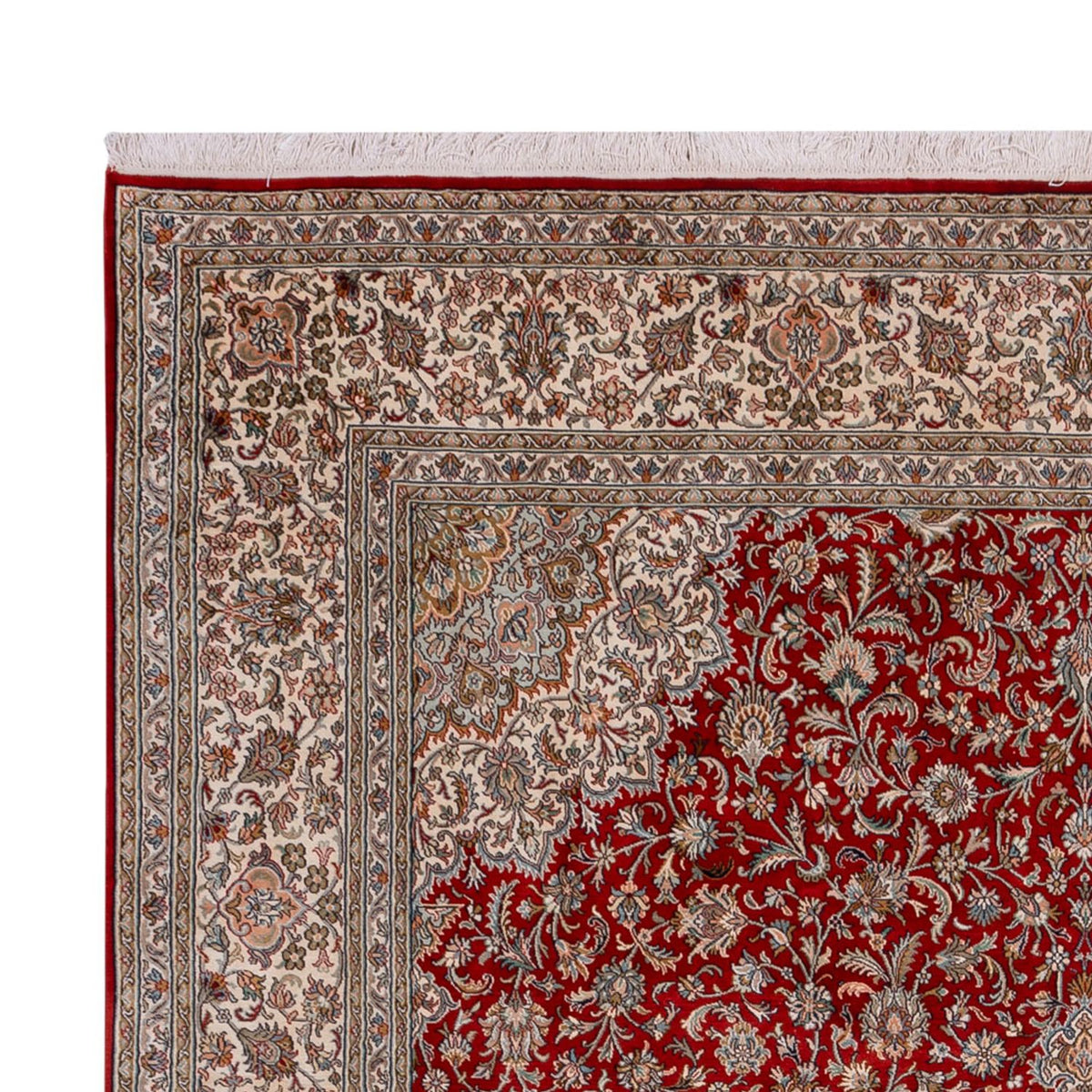 Silk Rug - Kashmir Silk - 327 x 244 cm - red