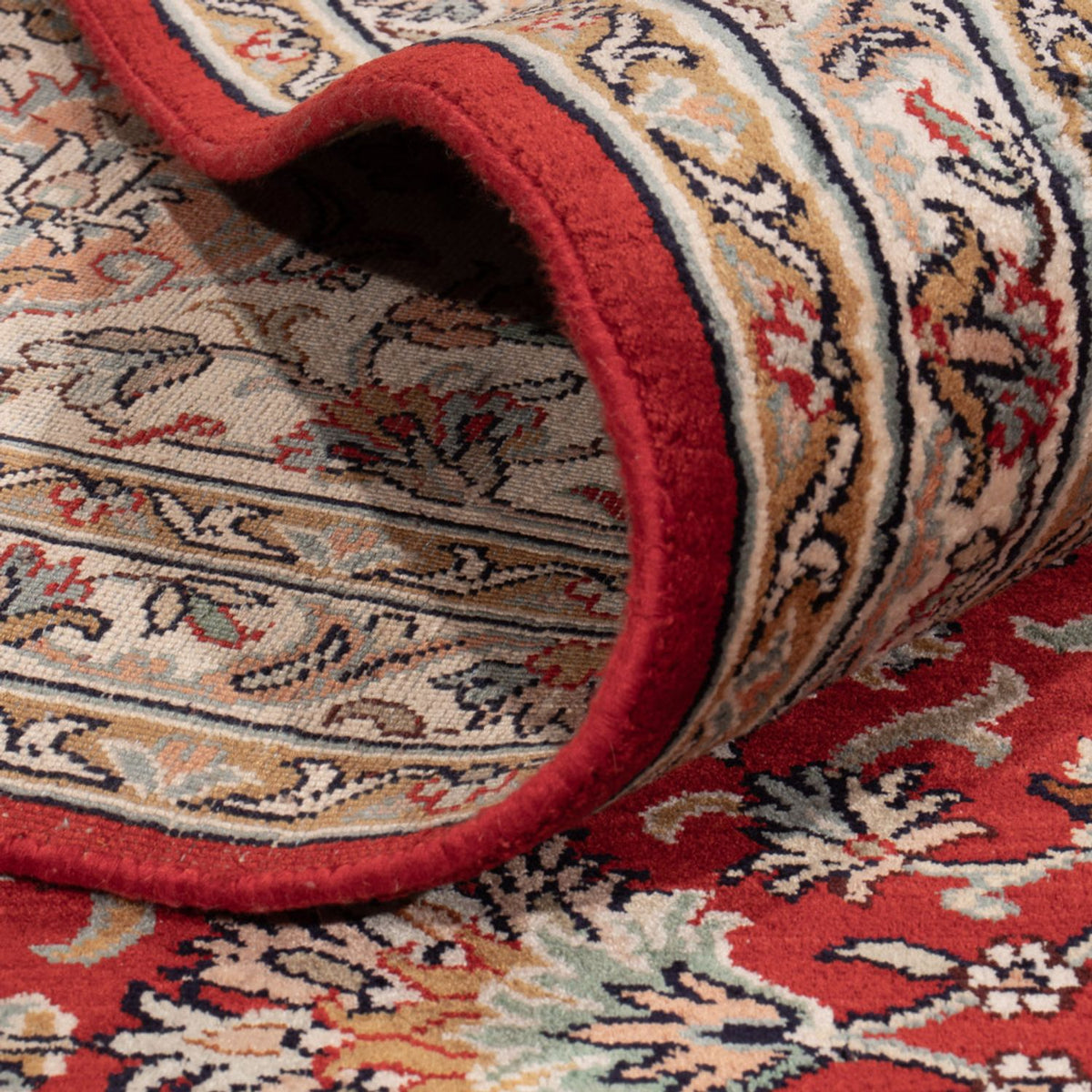 Silk Rug - Kashmir Silk - 327 x 244 cm - red