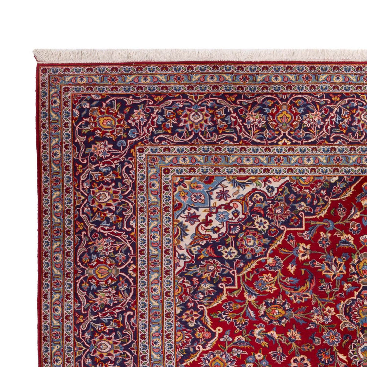 Perser Rug - Keshan - 370 x 261 cm - red
