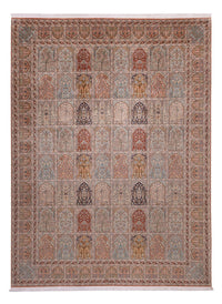 Silk Rug - Kashmir Silk - 372 x 277 cm - dark beige