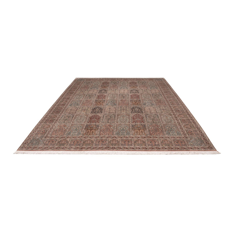 Silk Rug - Kashmir Silk - 372 x 277 cm - dark beige