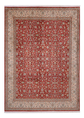 Silk Rug - Kashmir Silk - 340 x 250 cm - red