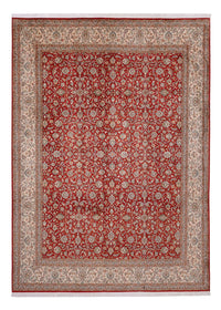 Silk Rug - Kashmir Silk - 340 x 250 cm - red