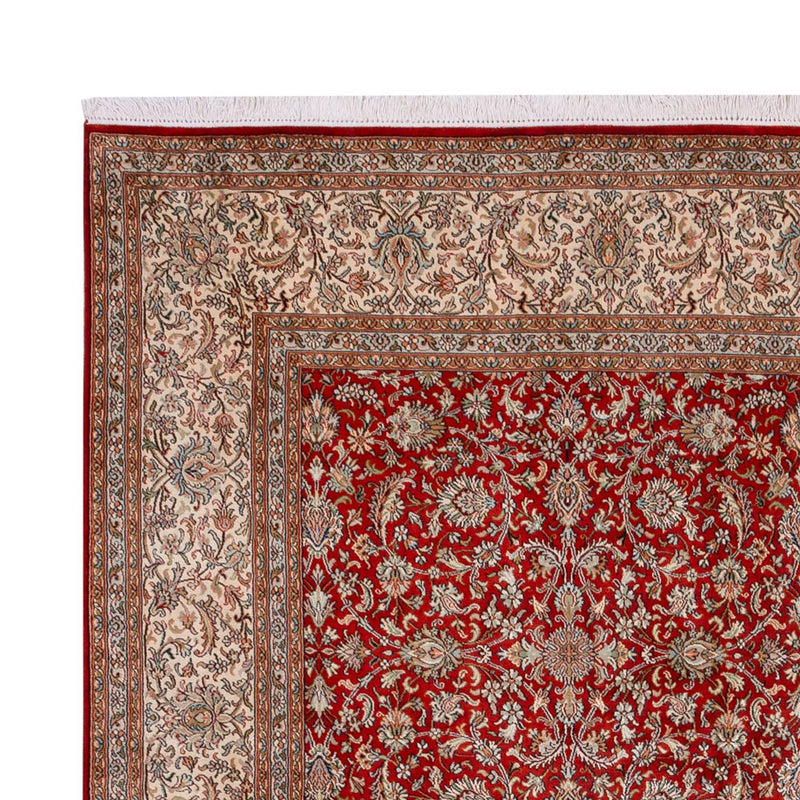 Silk Rug - Kashmir Silk - 340 x 250 cm - red