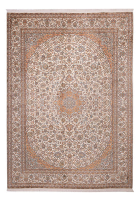 Silk Rug - Kashmir Silk - 347 x 247 cm - beige