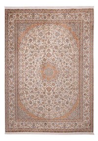 Silk Rug - Kashmir Silk - 347 x 247 cm - beige