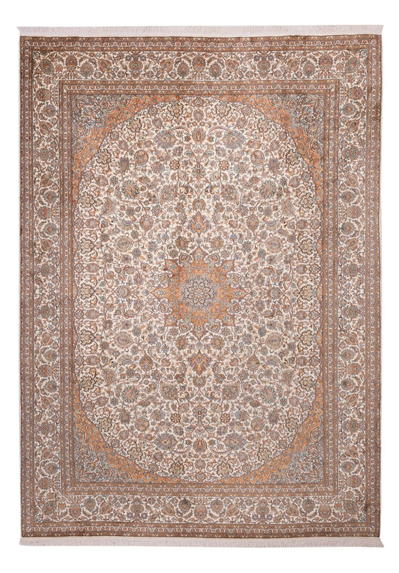Silk Rug - Kashmir Silk - 347 x 247 cm - beige