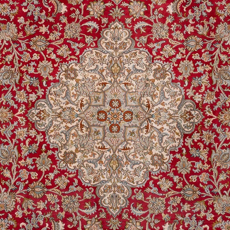 Silk Rug - Kashmir Silk - 339 x 244 cm - red