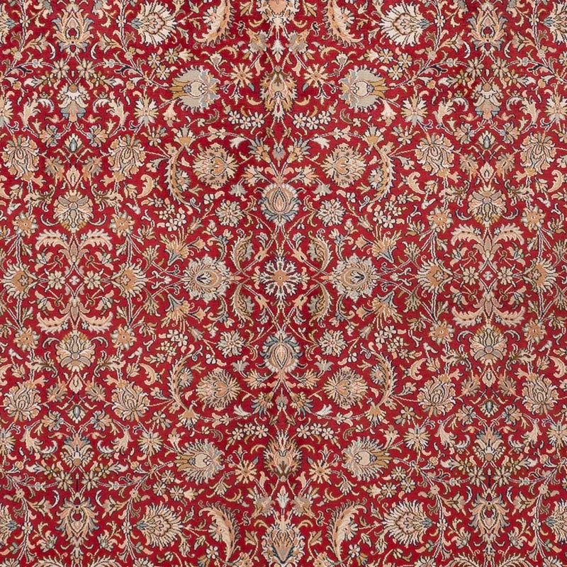 Silk Rug - Kashmir Silk - 369 x 279 cm - red