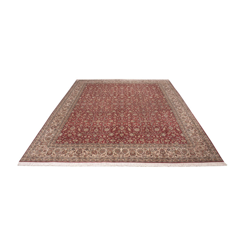 Silk Rug - Kashmir Silk - 369 x 279 cm - red