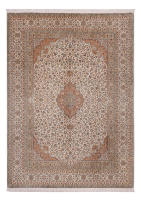 Silk Rug - Kashmir Silk - 344 x 250 cm - beige