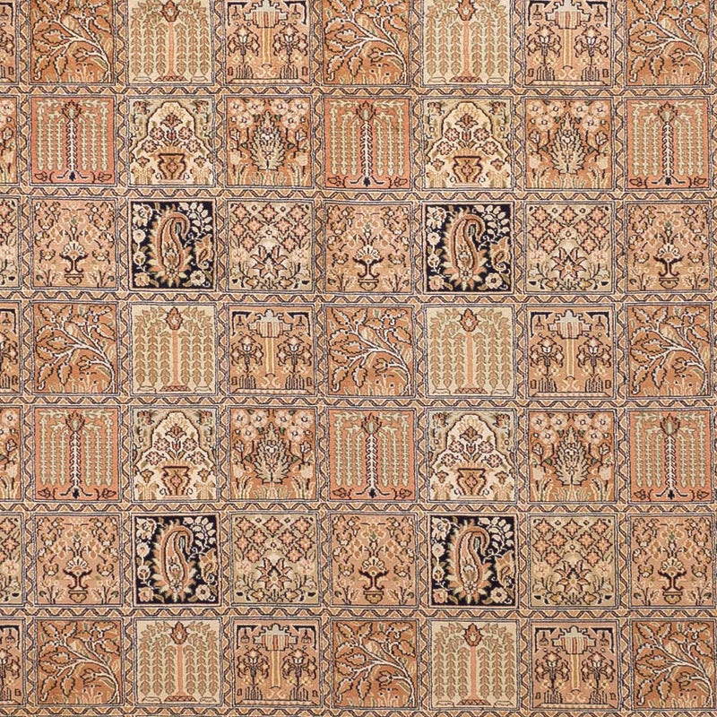 Silk Rug - Kashmir Silk - 344 x 245 cm - dark beige