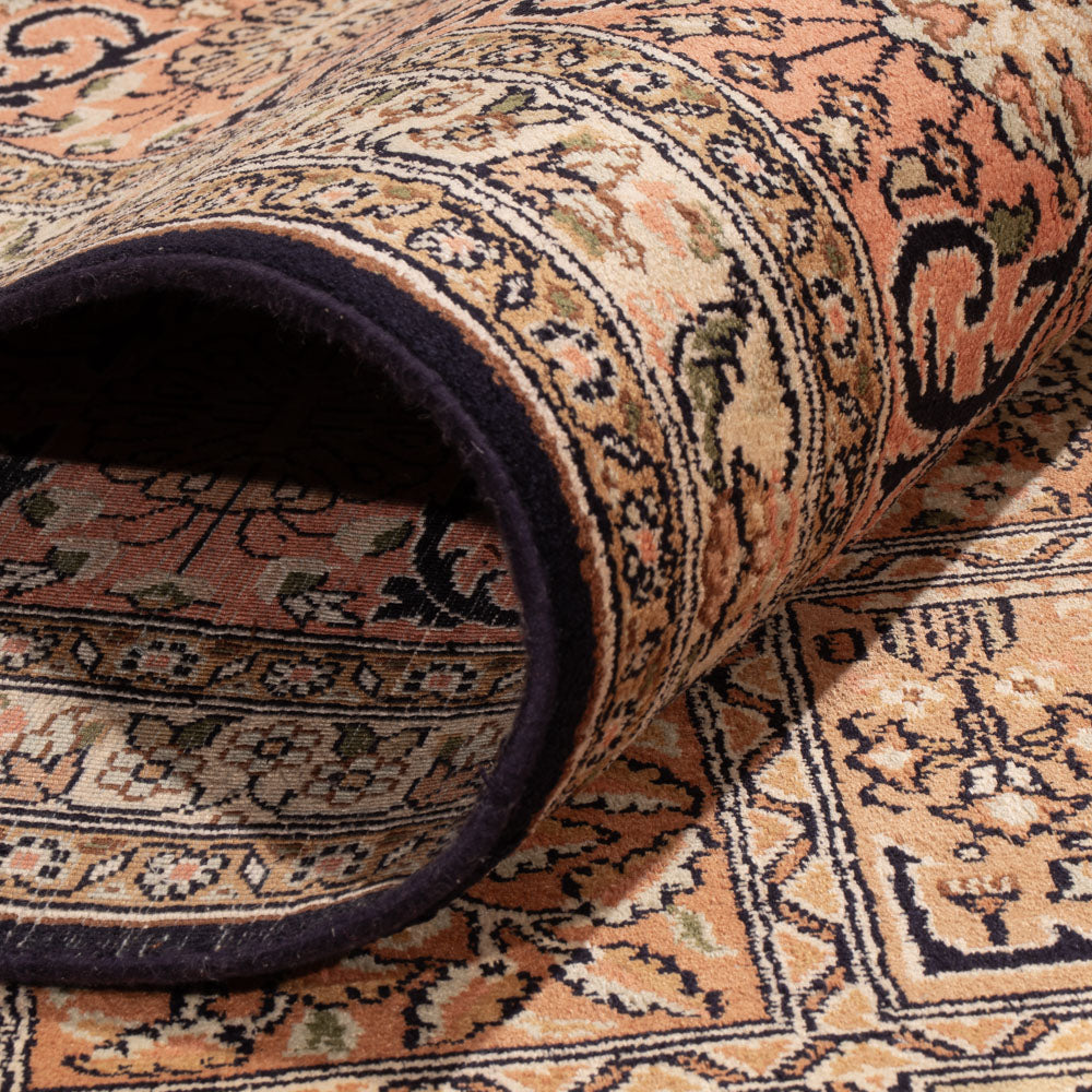 Silk Rug - Kashmir Silk - 344 x 245 cm - dark beige