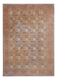 Silk Rug - Kashmir Silk - 377 x 275 cm - dark beige