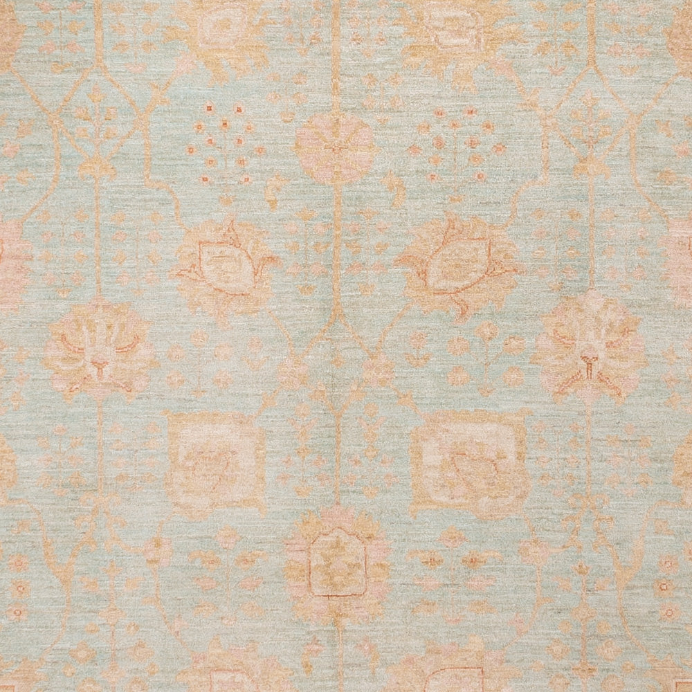 Ziegler Rug - 394 x 309 cm - light blue