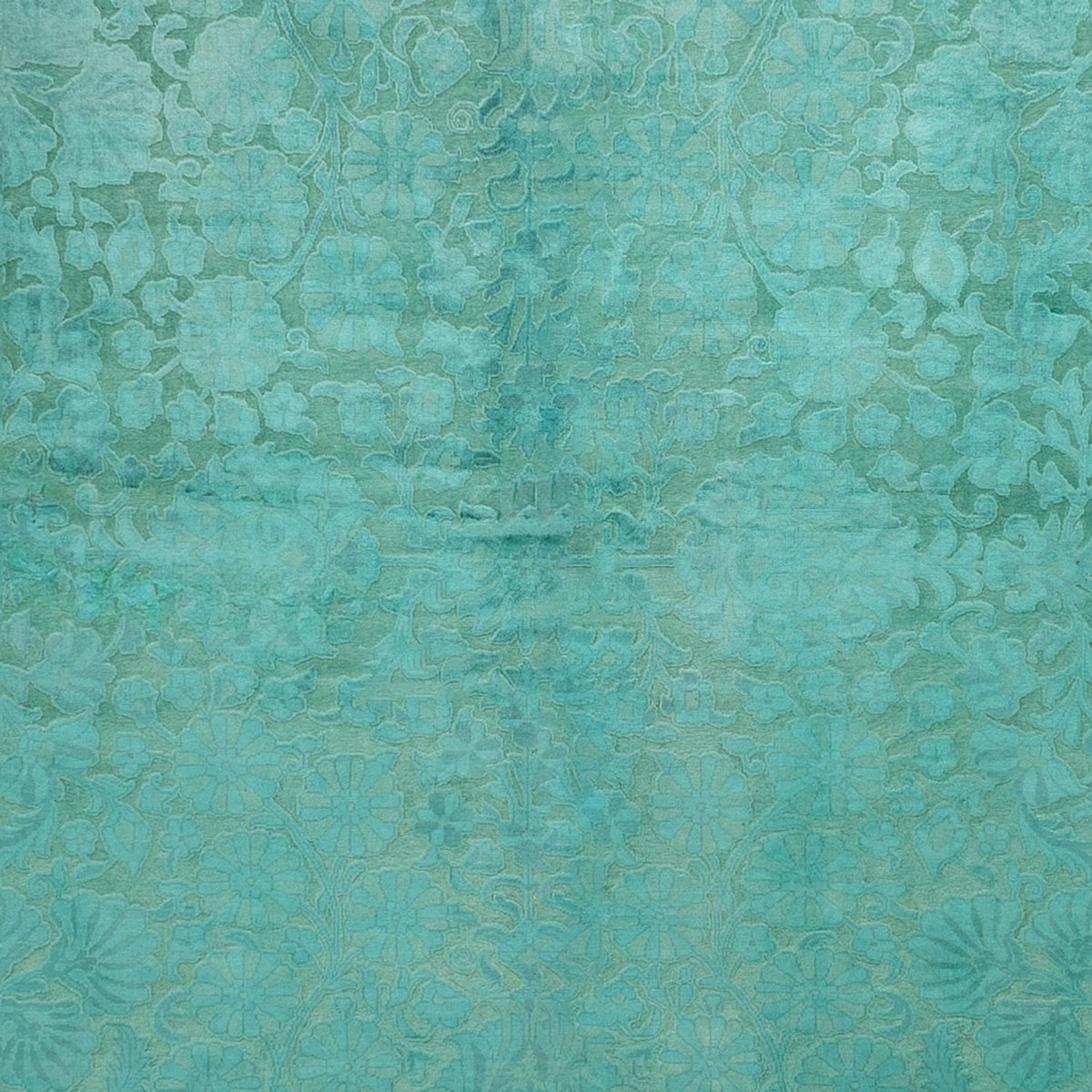 Designer Rug - Vintage/Overdyed - 428 x 311 cm - green