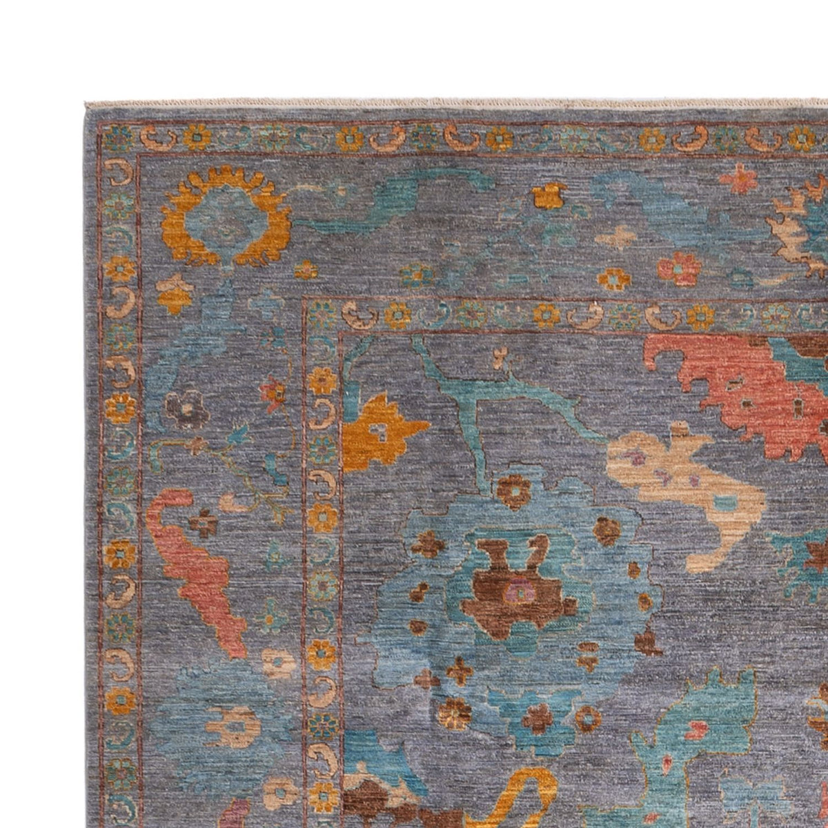 Ziegler Rug - Usak - 404 x 301 cm - light blue