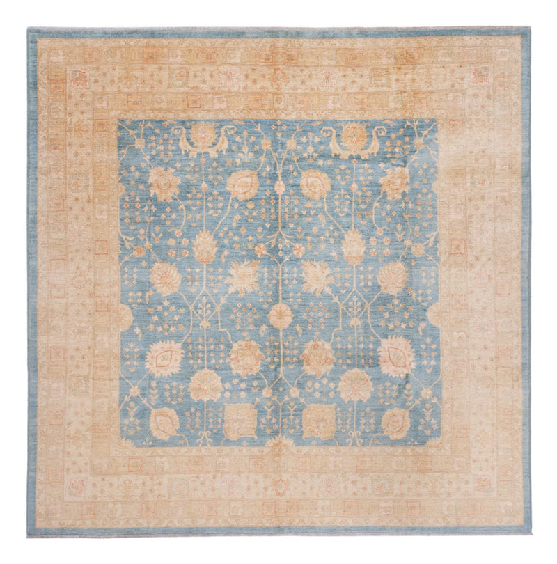 Ziegler Rug square  - 297 x 298 cm - light blue