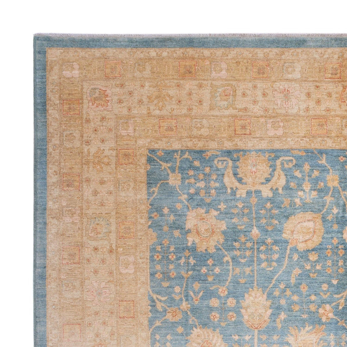 Ziegler Rug square  - 297 x 298 cm - light blue