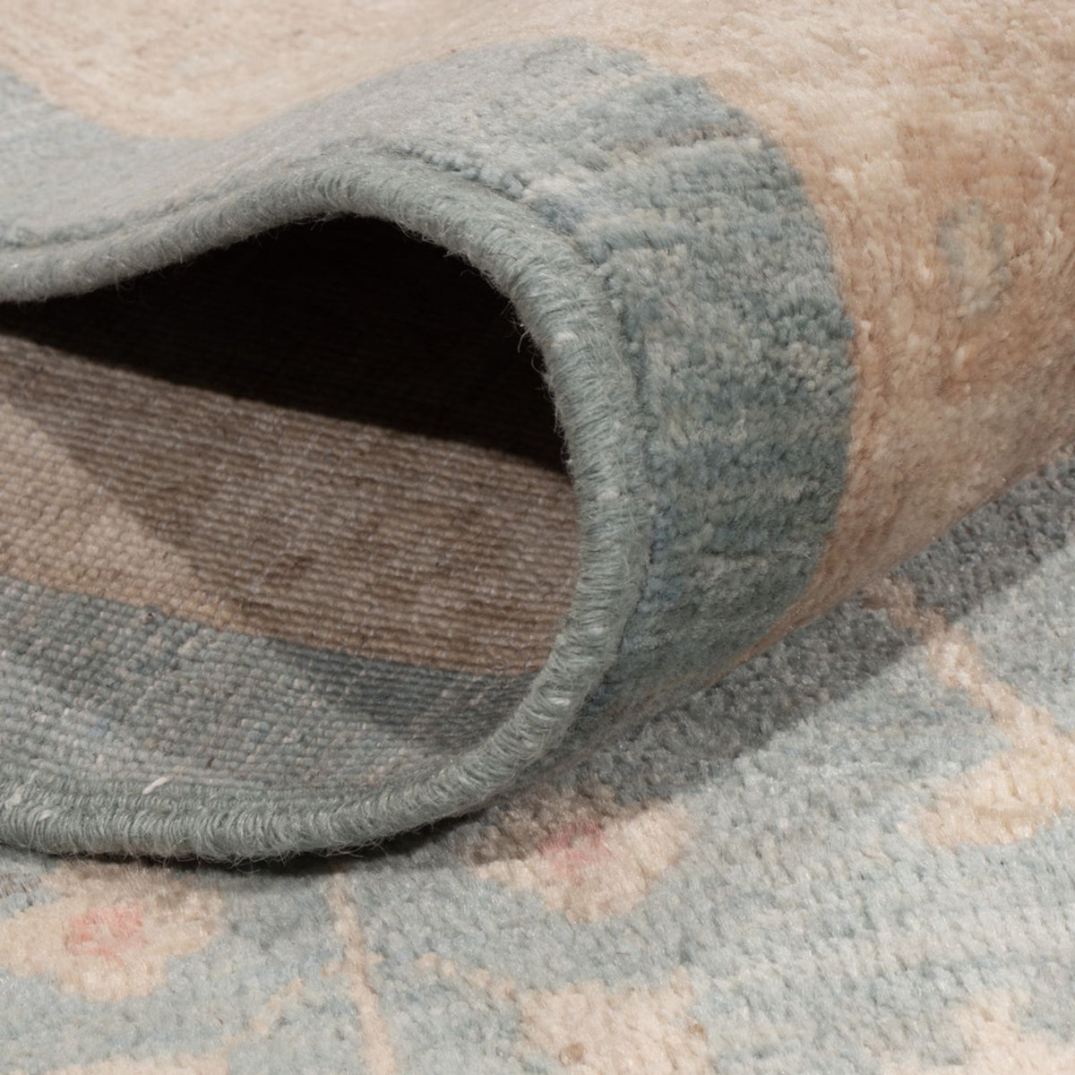 Ziegler Rug square  - 297 x 298 cm - light blue