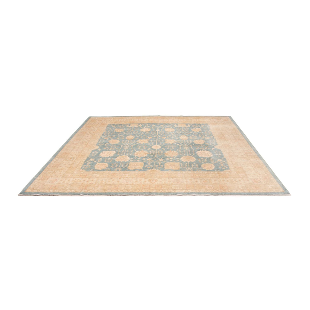 Ziegler Rug square  - 297 x 298 cm - light blue