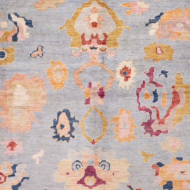 Ziegler Rug - Usak - 391 x 298 cm - light blue