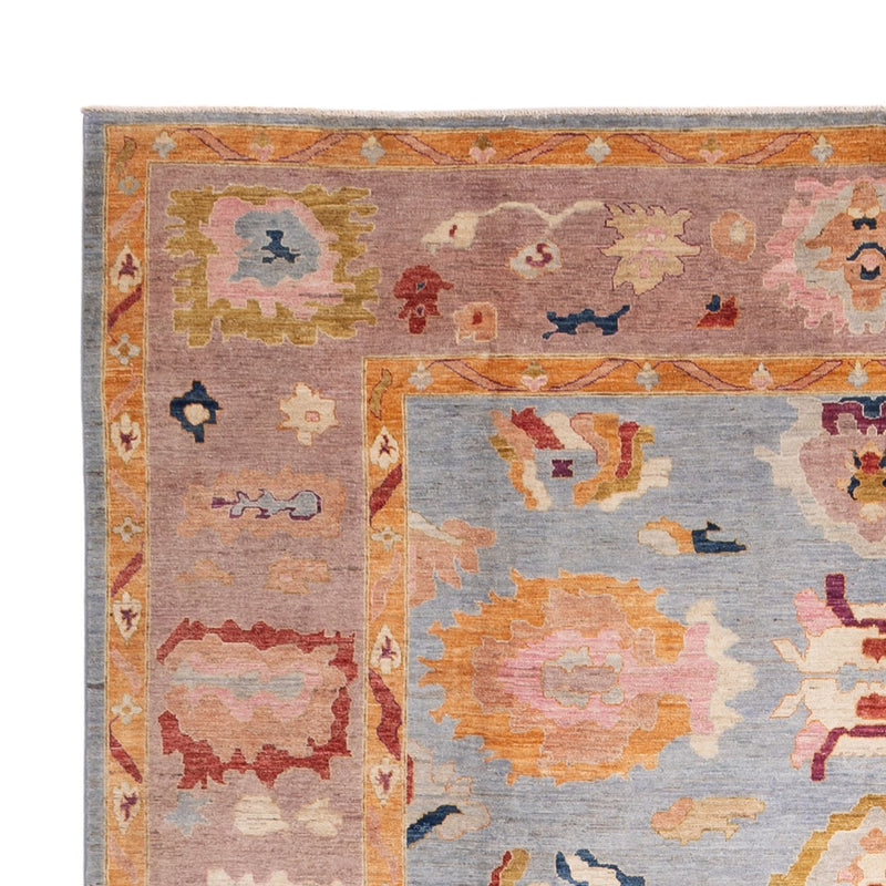 Ziegler Rug - Usak - 391 x 298 cm - light blue