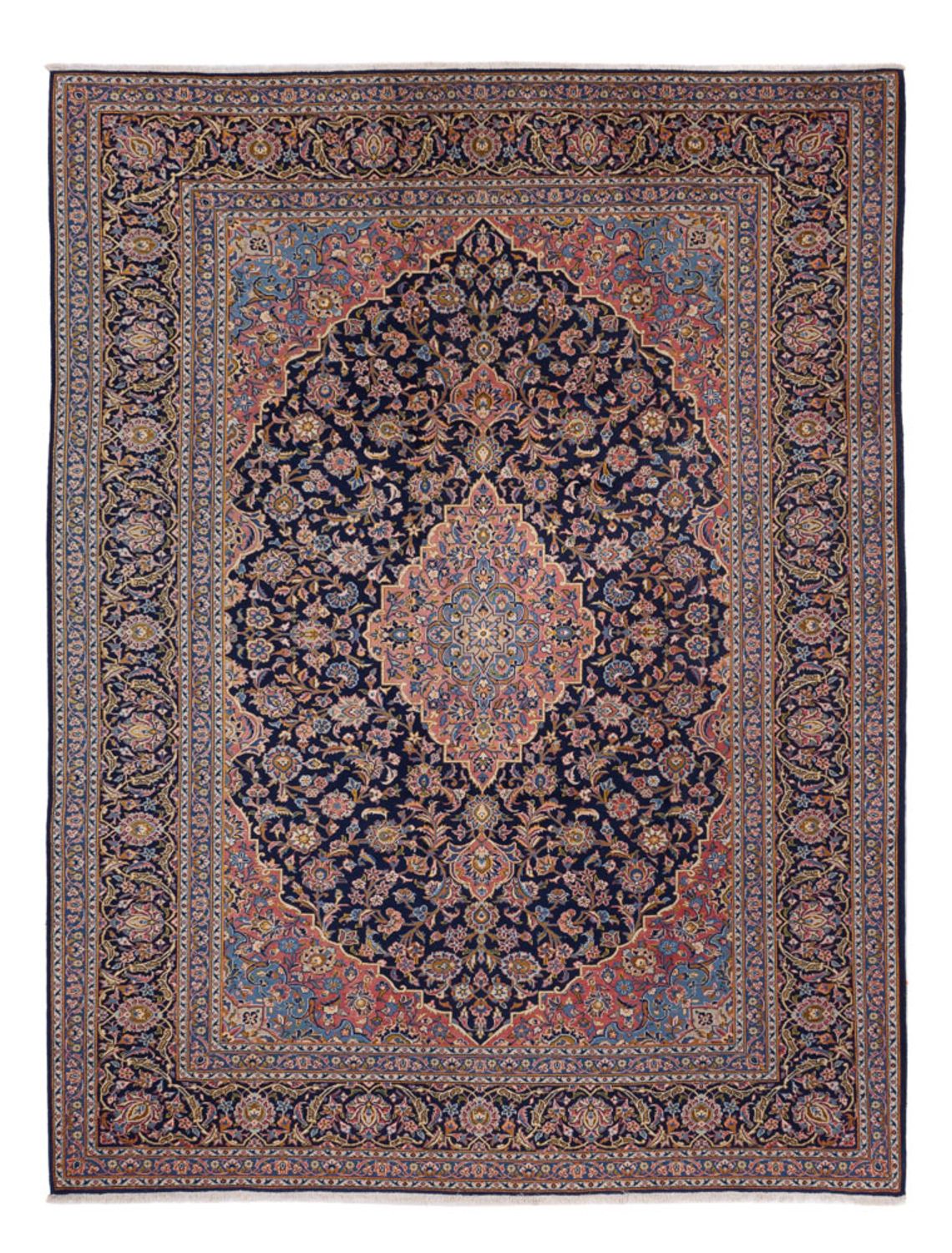 Perser Rug - Keshan - 355 x 264 cm - dark beige