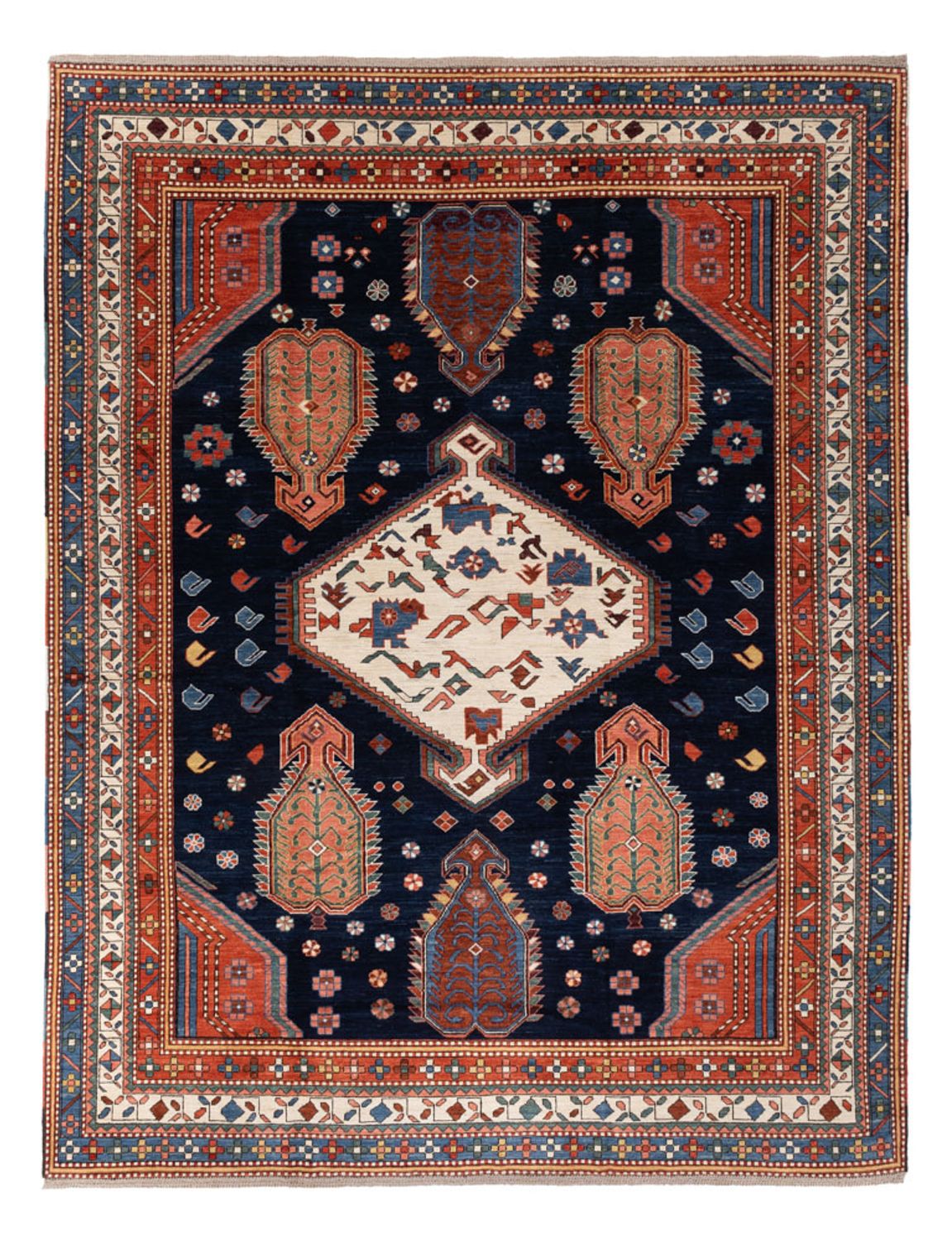 Ziegler Rug - Kazak - 328 x 247 cm - dark blue