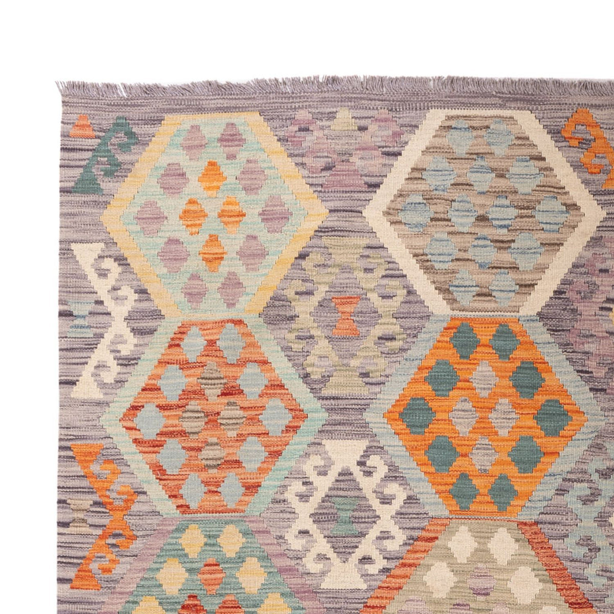 Kelim Rug - Splash - 292 x 197 cm - multicolored