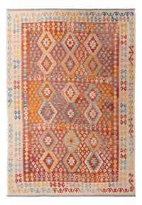 Kelim Rug - Splash - 292 x 207 cm - multicolored