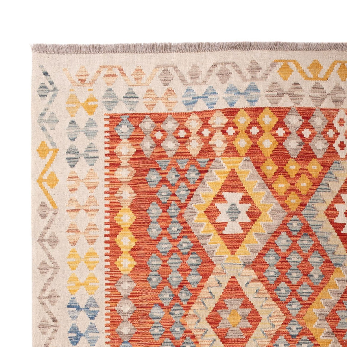 Kelim Rug - Splash - 292 x 207 cm - multicolored