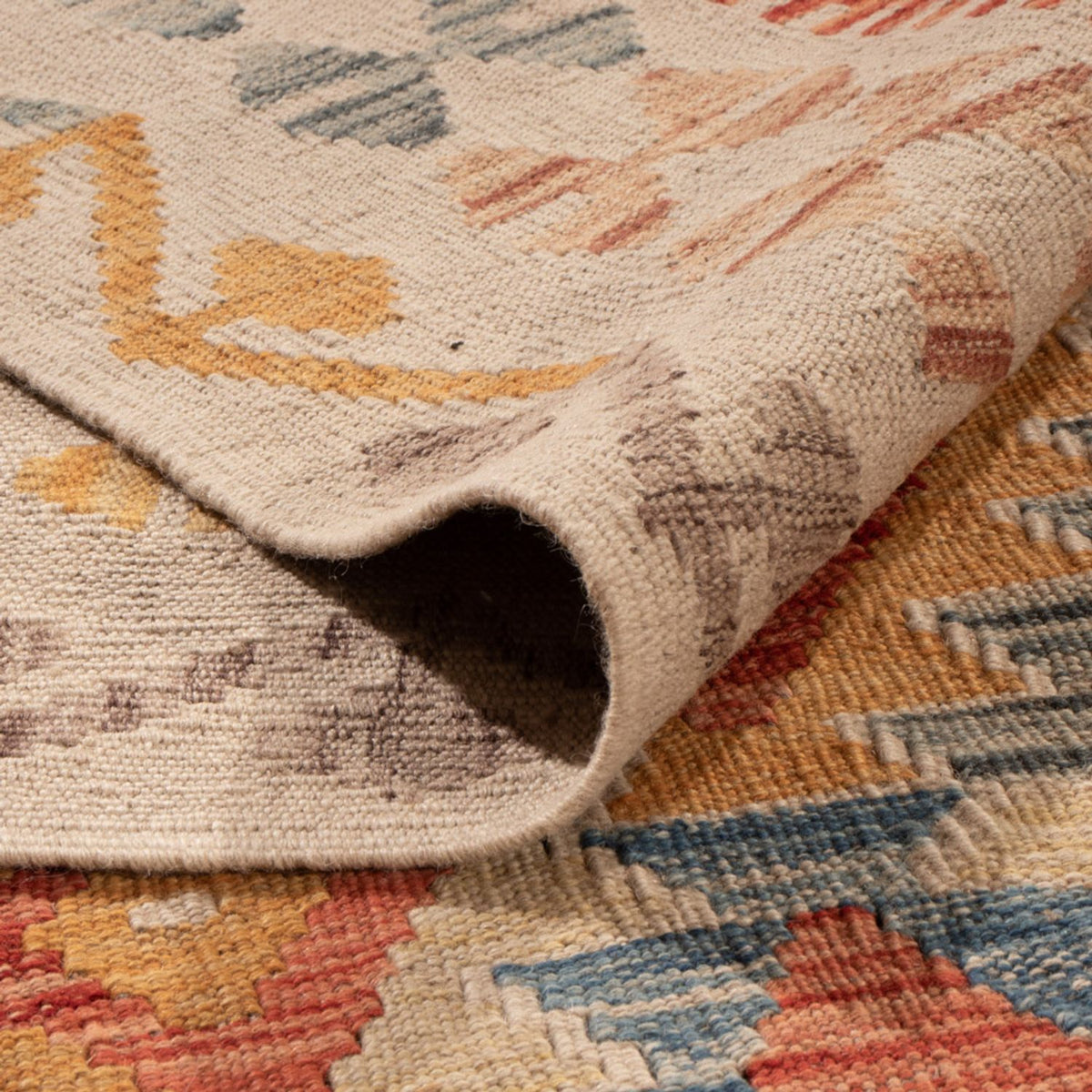 Kelim Rug - Splash - 292 x 207 cm - multicolored