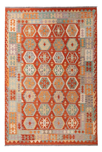 Kelim Rug - Splash - 298 x 206 cm - multicolored