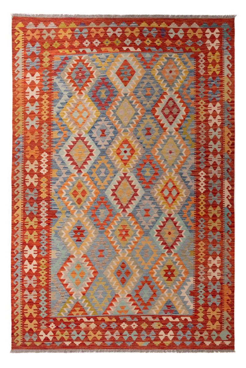 Kelim Rug - Splash - 295 x 196 cm - multicolored