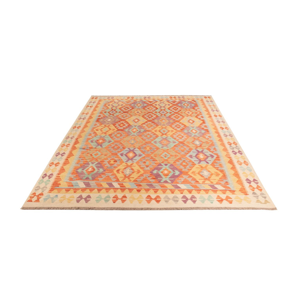 Kelim Rug - Splash - 288 x 206 cm - multicolored