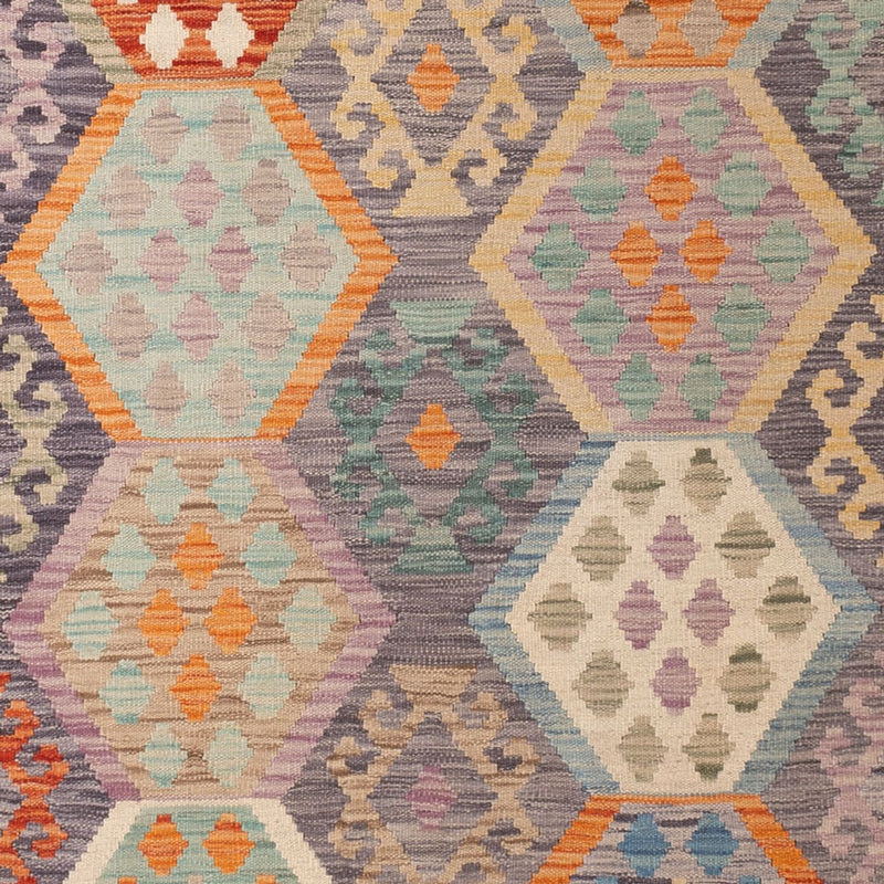 Kelim Rug - Splash - 297 x 204 cm - multicolored