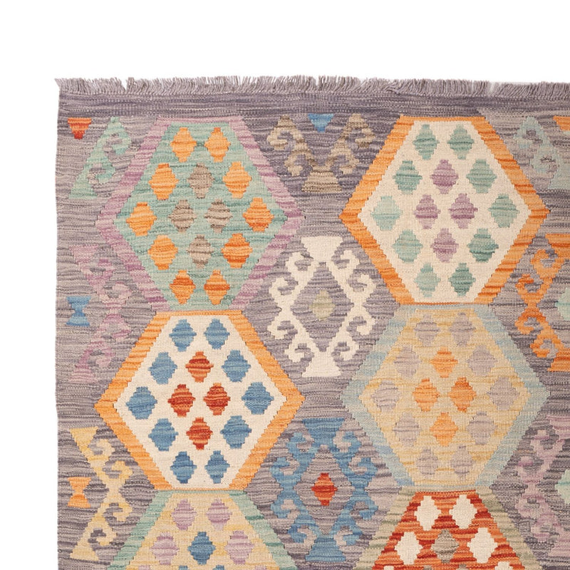 Kelim Rug - Splash - 297 x 204 cm - multicolored