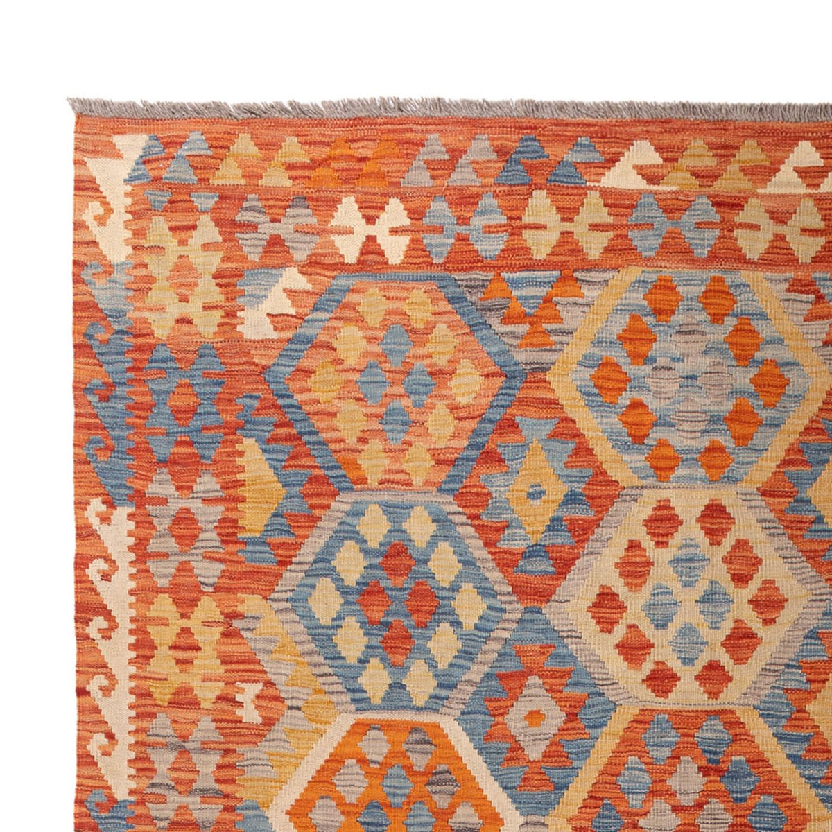 Kelim Rug - Splash - 292 x 203 cm - multicolored