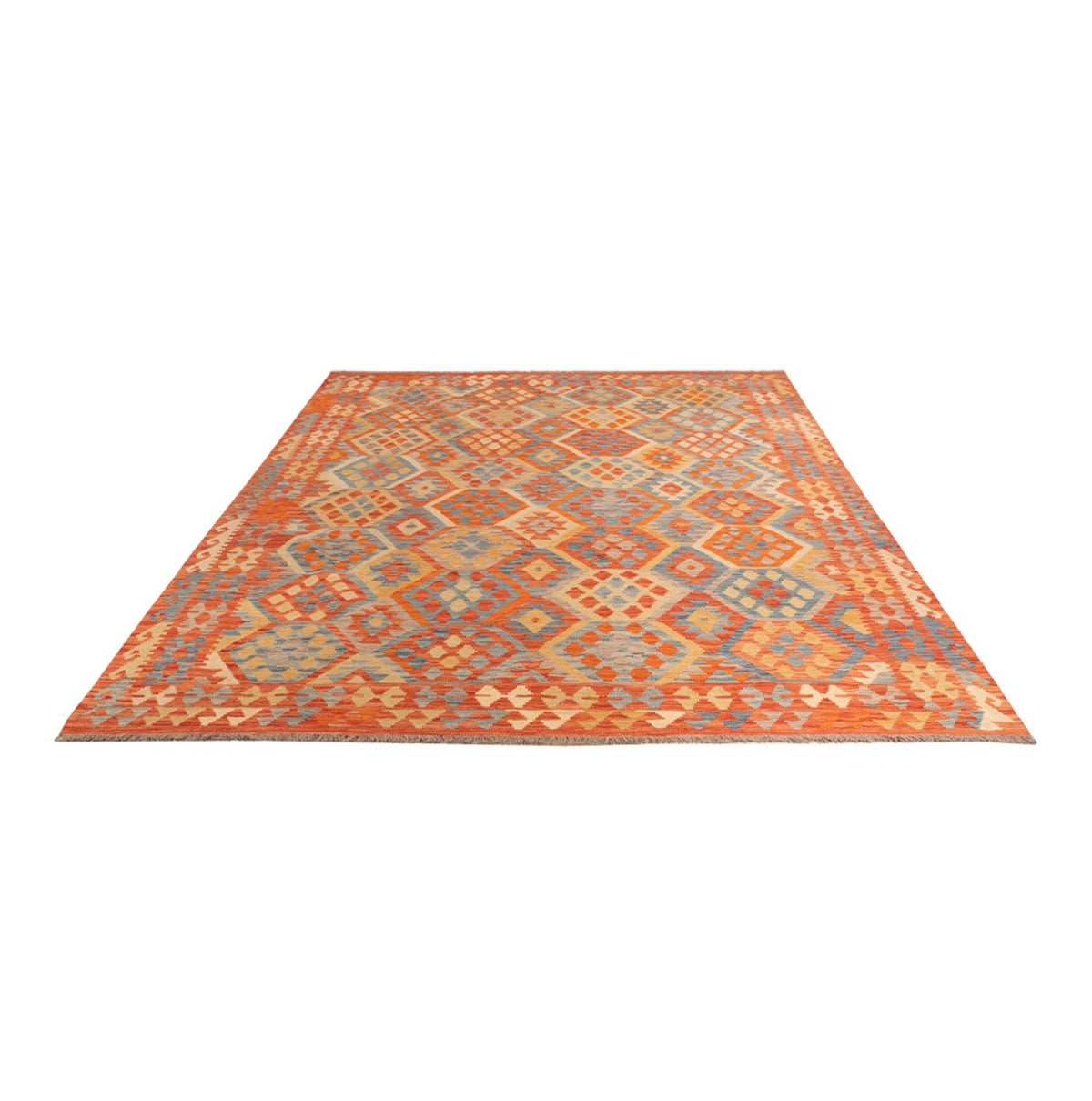Kelim Rug - Splash - 292 x 203 cm - multicolored