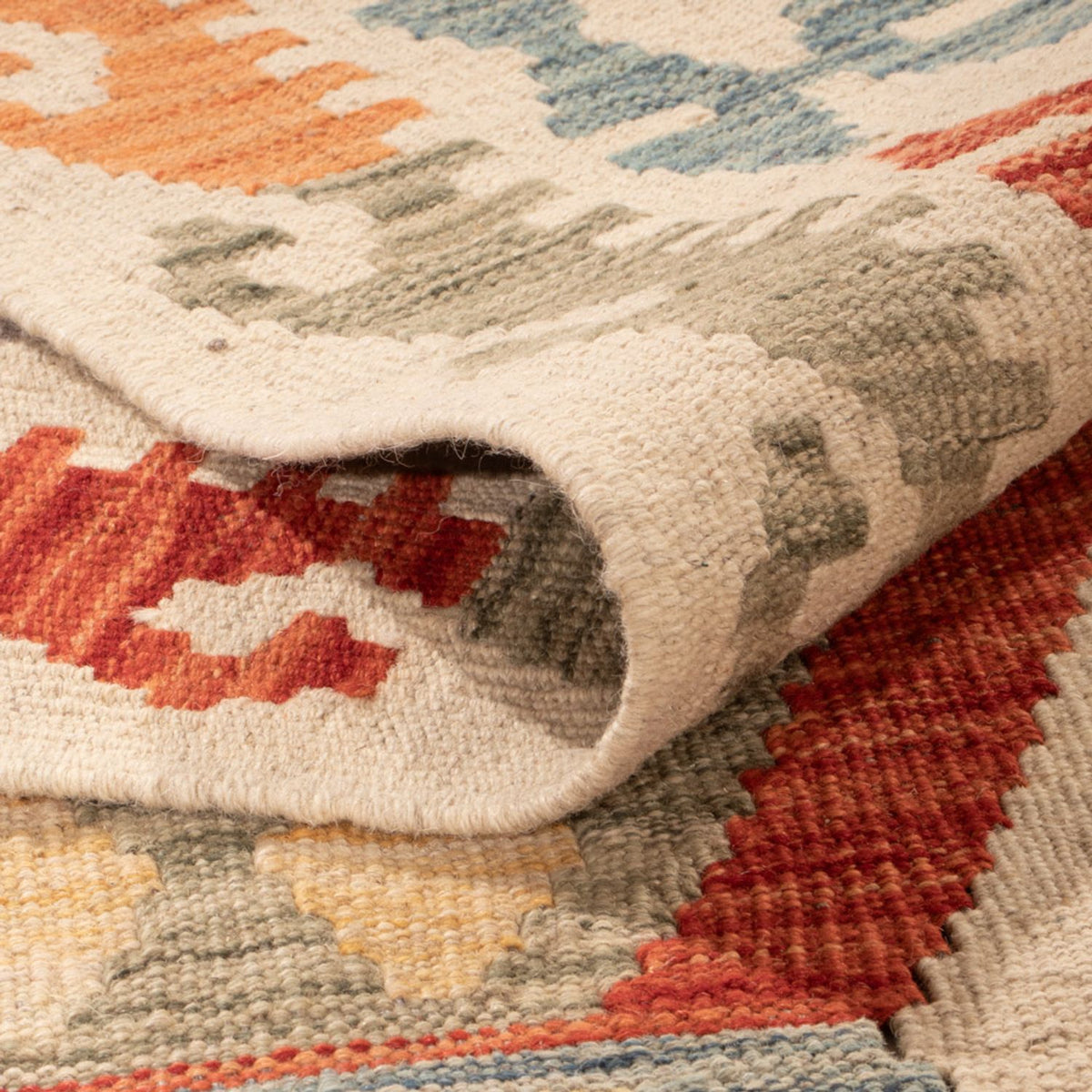 Kelim Rug - Splash - 310 x 193 cm - multicolored