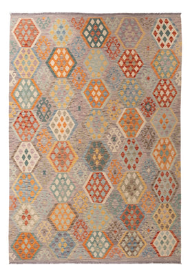 Kelim Rug - Splash - 298 x 207 cm - multicolored