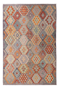 Kelim Rug - Splash - 300 x 202 cm - multicolored